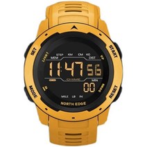 노스엣지 다이빙 서핑 워치 시계 프리다이빙 컴퓨터 게이지 스킨 스쿠버 다이버 전용 시계, 골드