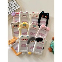 동물 포카홀더 고양이 문어 너구리 토끼 돼지 버스카드 케이스, 38