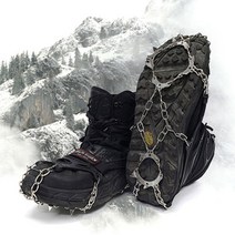 국산 초경량 13p 고강도 고탄력 논슬립 스텐 등산 산행 겨울 체인 아이젠, 색상 랜덤 S (230~245)