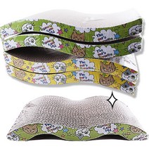 고양이 캣물결 스크래쳐 S형 애묘미용 냥냥이 대형캣타워 발톱 원목캣폴