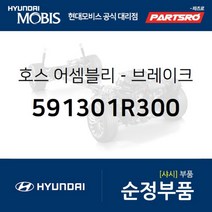 브레이크 부스터 호스(버큠호스) (591301R300) 엑센트 현대모비스 부품몰, 1개
