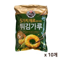 와이딜 1kg X10개 자연재료 업소용 튀김 가루 튀김용 백설