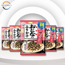 나가타니엔 오토나노 후리가케 베니사케 명란맛 12g(2.4g x 5포) 뿌려먹는 즉석 간펵식 KF94마스크 추가 증정, 후리가케 명란맛 12G (5포) 5개 1개 사은품