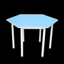 마름모 책상 학생 교실 접합 육각 사다리꼴 테이블, 삼각 테이블 60X60X60X75