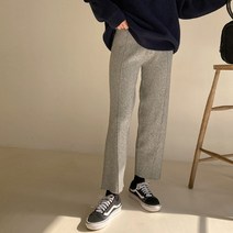 스위트플러스 임부복 촘촘 보들 핀탁 비스코스 일자 니트 팬츠