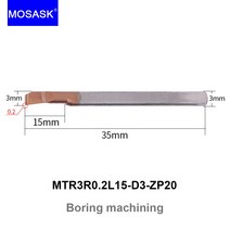 두께측정기 MOSASK 1PC MTR MGR lr 보링 프로파일 스레딩 그루브 CNC 솔리드 카바이드 내부 터닝 정밀 홀 가공 밀링 공구, 19 MTR3R0.2L15-D3-ZP20, 19 MTR3R0.2L15-D3-ZP20