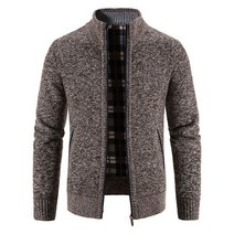 가을/겨울 니트 재킷 양털 스웨터 두꺼운 코트 남성 의류 패션 새로운 가디건 단색 따뜻한 긴 소매 2022