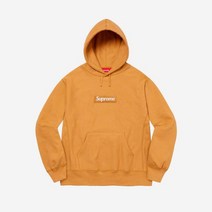 슈프림 박스로고 후드 스웨트셔츠 라이트 머스타드 - 21FW Supreme Box Logo Hooded Sweatshirt Light Mustard - 21FW