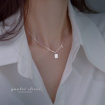 Ssysomey 실버925 14k 로즈골드 18K도금 목걸이 고품격 디자인 순은 목걸이