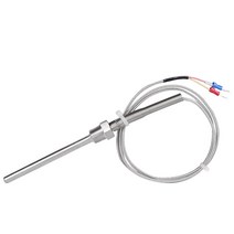 300 °C 도 고온 센서 스레드 PT3/8 ;0cm 스테인레스 스틸 프로브 K 타입 열전대 튜브 온도 조절기, 02 Cable length 2m_03 150mm