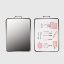 Chanwenzhe 다용도 양면 스텐도마, 주방 기구 도안