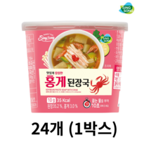 신송 칼칼한 홍게 즉석 된장국, 10g, 24개입