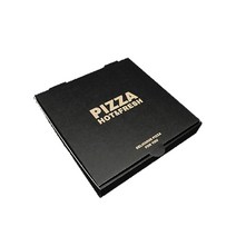 크라프트 블랙 합지 피자박스 9인치/10인치/11인치/12인치/13인치/피자포장/피자배달/피자포장박스/피자방문포장/피자삼발이/손잡이박스/사각박스, 1개