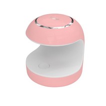 휴대용 미니 네일 건조기 UV LED 램프 젤 폴란드어 치료 USB 자외선 빛 매니큐어, 01 분홍색