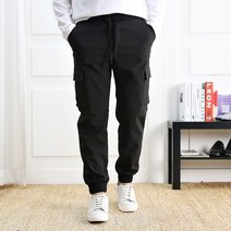맨즈라이프 남자겨울 기모 본딩 방수 스판 조거팬츠