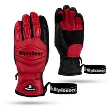 스키장갑 방한 보글러 남성 여성 야외 스포츠 겨울 열 눈 방수 스노우 보드 오토바이, 헨리 블랙 한 쌍, XL