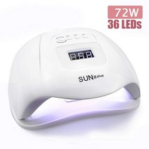 젤네일램프 네일램프72W 36LED 네일 램프 건조기 모션 감지266767 L6, 02 72W SUNXPLUS White266767 L6