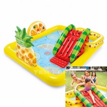 템팜 미니 워터파크 미끄럼틀 슬라이드 풀장 마당 워터파크 베란다