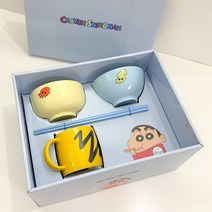 짱구그릇세트 짱구식기세트 짱구는못말려 1인식기세트 자취식기세트 귀여운만화그릇, 문어 국그릇 단품