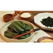 [착한떡] 제주해풍쑥 쑥개떡 20개입(총1.2kg)+콩고물 증정, 쑥개떡(고물O)20개입
