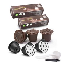커피필터 핸드드립 여과지Nespresso 커피 기계 용 캡슐과 호환되는 ICafilasReusable Refillable Baskect F, 05 Orange