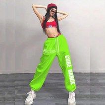 오버시즈 트레이닝 팬츠 여자 와이드 조거 힙합 팬츠 빈티지 프린트 재즈 스트리트 롱 팬츠입니다.