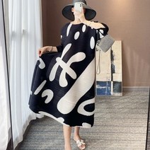 가을 플리츠 미디 원피스 주름 a 라인 드레스 중년 마담 원장님 어머니 선물 력셔리 사모님 스탈