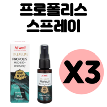 하이웰 프로폴리스 스프레이 강력한 MGO 830 오랄 구강 추출물 액상 액체 뉴질랜드 3개