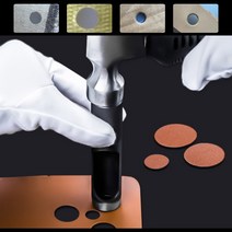 가죽공예 원형홀펀치 12종모음, 원형3mm, 원형3mm