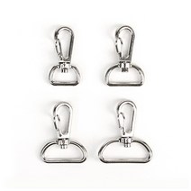 JStrading 개고리 가방 연결고리 니켈, 2개, 25mm