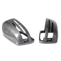 Benz C 클래스 W204 E W212 CLS C218 GLA X156 백미러 거울 커버 카본 섬유 1 쌍, 하나, 탄소 색