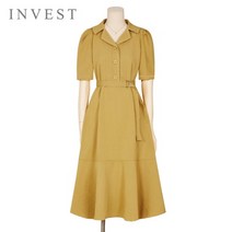 [인베스트] 스티치라인벨티드원피스_V2M1OP3211