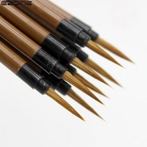 민화붓 스펀지 붓 서예 세필 아크릴 바림 진다리 ezone 3pcs extra fine line pen 수채화 그림 펜 쓰기 브러시 중국어 필기 연습 미술 용품 ​​선물, l