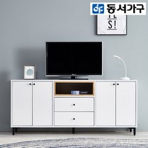 동서가구 아론 1600 높은 거실장 DF915136, 거실장색상_오크[무광] 공간박스색상_오크[무광]