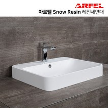 아르펠레진아크릴인조대리석고급탑볼세면대1320060, 오버폽업, 직관트랩, 1개