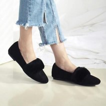 스웨이드단화 키큰여자 데일리 출근룩 플랫화 플랫슈즈