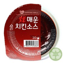 동원홈푸드 디핑볼 숯불매운치킨소스 한박스 30g x 32, 동원홈푸드 디핑볼 숯불매운치킨