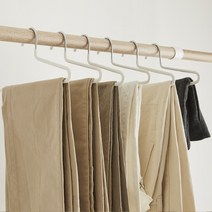 한샘 라인 논슬립 옷걸이 바지용 1단/2단, 1단_5개(A)