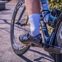 타니스 무봉제 싸이클 크루 마라톤 철인3종 달리기 자전거 스포츠양말, 화이트