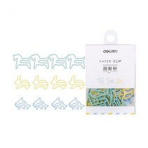 DELI 델리 팬시클립 애니멀 디자인 페이퍼홀더 집게 1