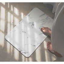 (라이크홈)규조토 마블 대리석 발매트 L 돌발매트 제습 물흡수 기능 세척 매트