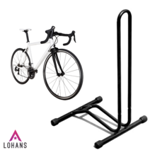 채운들 L자형 자전거 거치대 실내 실외 겸용, 블랙