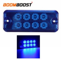 저렴한 1pcs 앰버 레드 방수 브랜드 새로운 사이드 마커 라이트 램프 트럭 트레일러 캐러밴 12V-24V 4 색 8, 02 WHITE, 01 12V