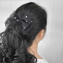 블랑핸드메이드 리본 로지레이스 머리장식 드레스핀