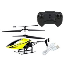 전동헬기 RC헬리콥터 무선조종비행기 2 채널 미니 USB RC 헬리콥터 원격 제어 항공기 드론 모델 빛 포함 어린이 성인 장난감 선물, [05] YE