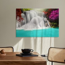 대형 풍수 폭포 풍경 시원한 물 여름 그림 캔버스액자, 17.가온누리폭포