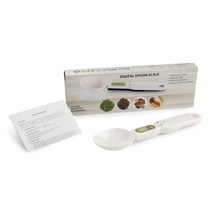 로드셀 휴대용 LCD 디지털 주방 규모 측정 숟가락 그램 전자 무게 음식 500g/0.1g, [05] white with box