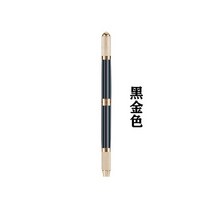 반영구 문신 기계 아이라이너 아이브로우 눈썹 다용도 립, 다기능 자수 펜(블랙 골드)