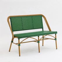 도매 야외 등나무 벤치 의자 정원 세트 위커 가구 로 레스토랑 비치 알루미늄 Staable Loveseat, 01 Please contact us