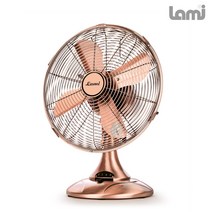라미 엔틱 클래식 메탈선풍기 LMF-30G 고급스러운 인테리어 효과